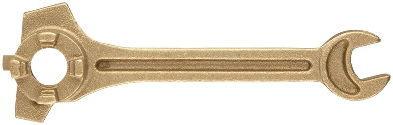 Justrite 08805 Brass Alloy Drum Bung Wrench - Image 2